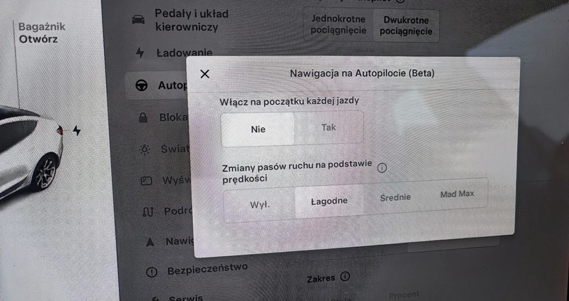 Tesla Model 3 cena 94710 przebieg: 154000, rok produkcji 2019 z Głogów Małopolski małe 67